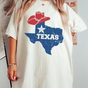 Texas Shirt, Texas Baseball Vintage Rangers cowboys state Shirt